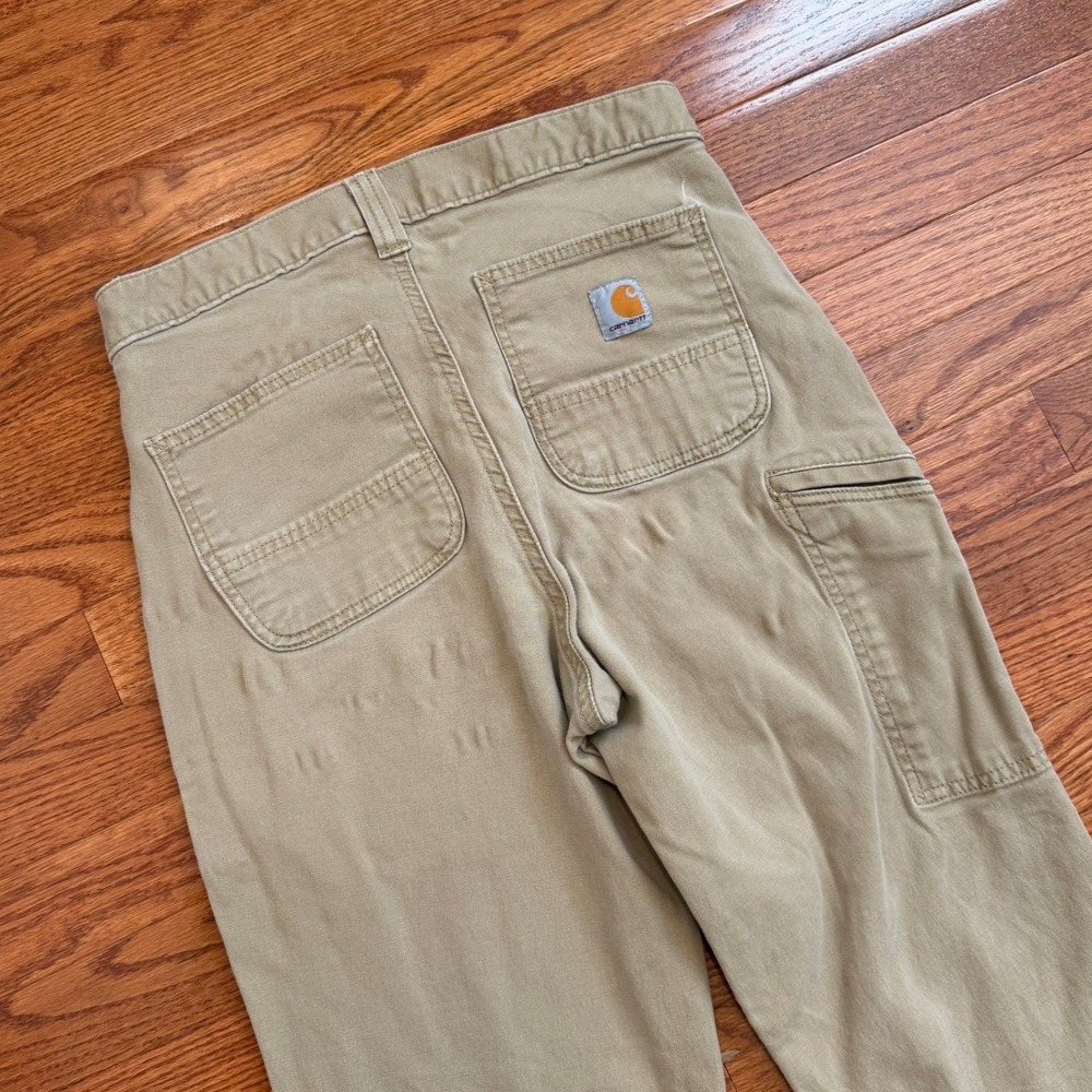 Carhartt Rugged Flex Canvas Work Pants Fits Mens 30x32 Relaxed Fit BN2291-M